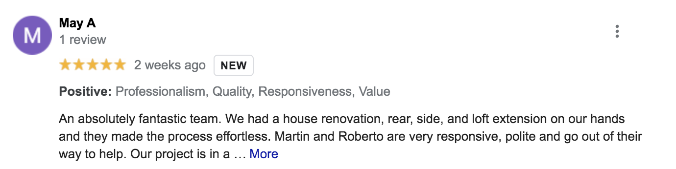 Google review
